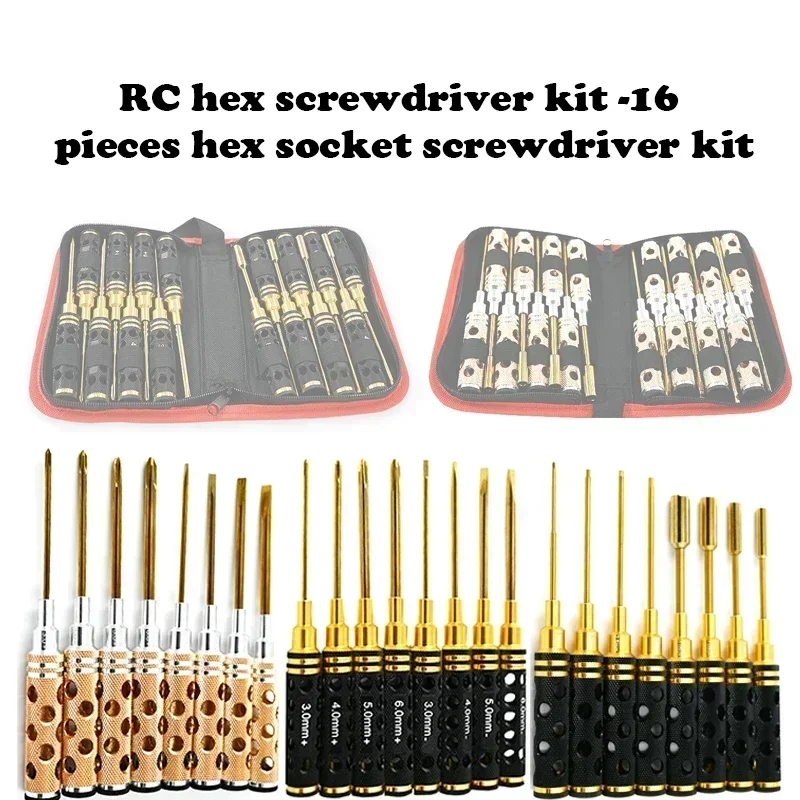 Rc Helicopter Tool Kit - RC Hex Driver Set - 16pcs