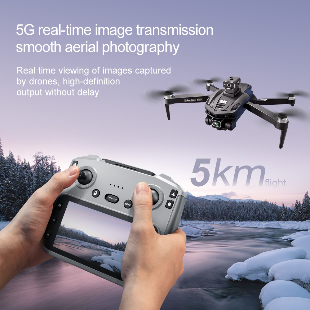 V168 PRO Max GPS Drone 8K Prof - Rc Helicopter Charger recension och pris