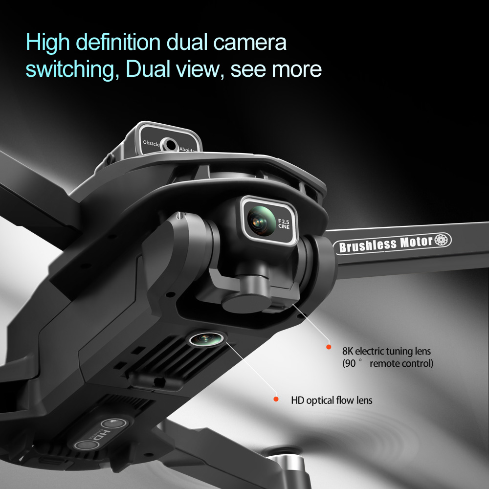 V168 PRO Max GPS Drone 8K Prof - Rc Helicopter Charger recension och pris