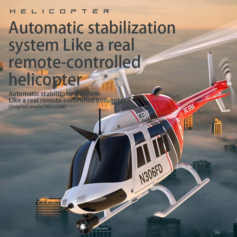 RC ERA C138 1:33 Bell 206 RC H - Rc Helicopter Gyro recension och pris