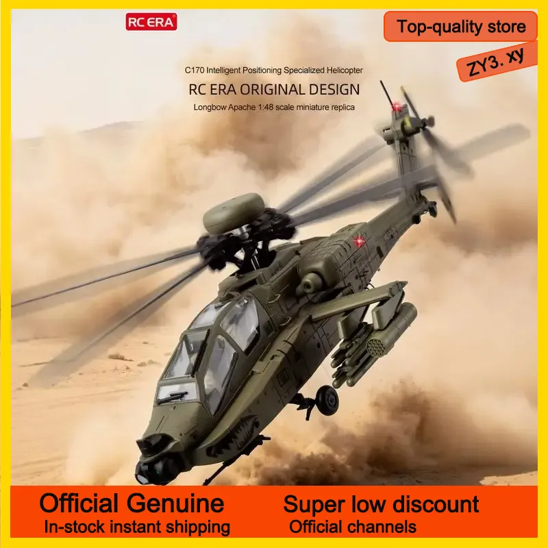New In Stock RC Era Ah-64d Apa - Rc Helicopter Single Rotor recension och pris